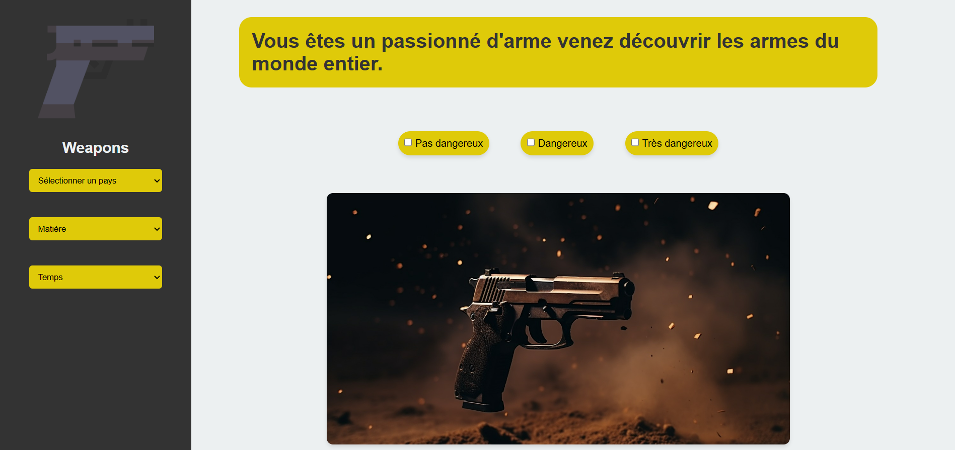 Projet Arme